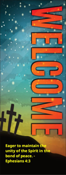 Picture of Welcome 12 - 60" x 23"