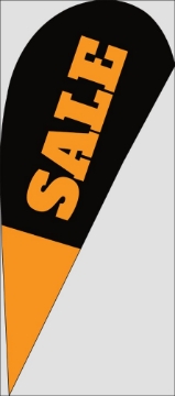 Picture of Best Seller 11 - 7.5ft Teardrop Flag