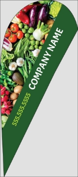 Picture of Best Seller 12 - 7.5ft Teardrop Flag