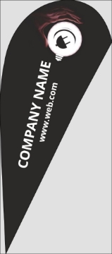 Picture of Business 2 - 7.5ft Teardrop Flag