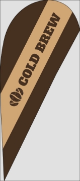 Picture of Restaurants 11 - 7.5ft Teardrop Flag