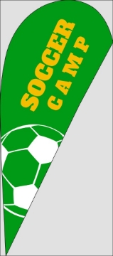 Picture of Sports 1 - 7.5ft Teardrop Flag