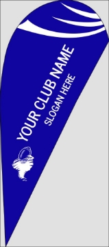 Picture of Events 13 - 7.5ft Teardrop Flag