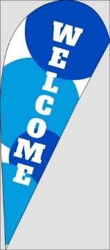 Picture of Advertisement 1 - 7.5ft Teardrop Flag