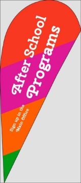 Picture of Advertisement 6 - 7.5ft Teardrop Flag