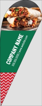 Picture of Best Seller 16 - 10ft Teardrop Flag