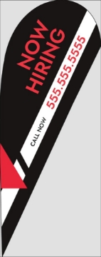 Picture of Best Seller 8 - 10ft Teardrop Flag