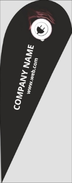 Picture of Business 2 - 10ft Teardrop Flag