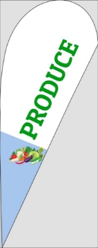 Picture of Restaurants 1 - 10ft Teardrop Flag