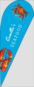 Picture of Restaurants 12 - 10ft Teardrop Flag