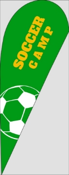 Picture of Sports 1 - 10ft Teardrop Flag