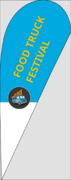 Picture of Events 7 - 10ft Teardrop Flag