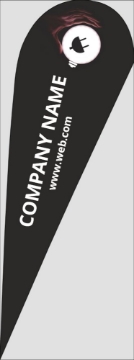 Picture of Business 2 - 13ft Teardrop Flag