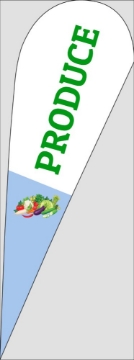 Picture of Restaurants 1 - 13ft Teardrop Flag