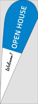 Picture of Real Estate 13 - 13ft Teardrop Flag