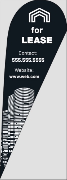 Picture of Real Estate 17 - 13ft Teardrop Flag