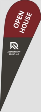 Picture of Real Estate 6 - 13ft Teardrop Flag