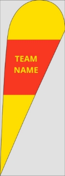 Picture of Sports 2 - 13ft Teardrop Flag