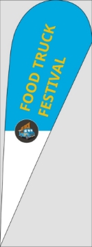 Picture of Events 7 - 13ft Teardrop Flag