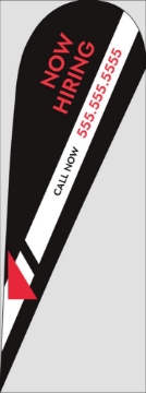 Picture of Teardrop Best Seller 8 - 13ft Teardrop Flag