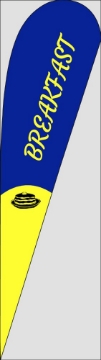 Picture of Restaurants 2 - 15ft Teardrop Flag