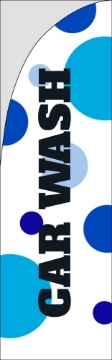Picture of Car Wash 3 - 10ft Straight Flag