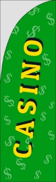 Picture of Casino 4 - 10ft Straight Flag