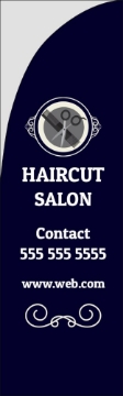 Picture of Hair Salon 01 - 10ft Straight Flag