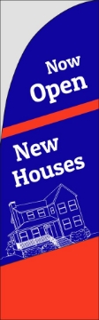 Picture of New Homes 2 - 10ft Straight Flag