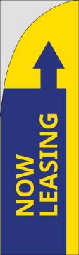Picture of Now Leasing 3 - 10ft Straight Flag