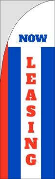 Picture of Now Leasing 4 - 10ft Straight Flag