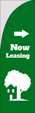 Picture of Now Leasing 5 - 10ft Straight Flag