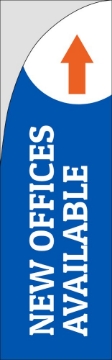 Picture of Office Space 1 - 10ft Straight Flag