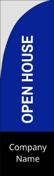 Picture of Open House 1 - 10ft Straight Flag