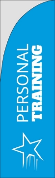 Picture of Personal Training - 10ft Straight Flag