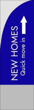 Picture of Real Estate-New Homes-02 - 10ft Straight Flag