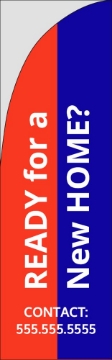 Picture of Real Estate-NewHome-04 - 10ft Straight Flag