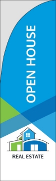 Picture of Real Estate-OpenHouse-01 - 10ft Straight Flag
