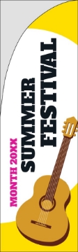 Picture of Summer Festival - 10ft Straight Flag