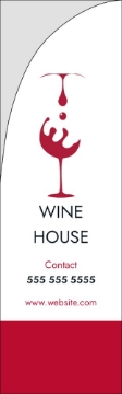 Picture of Wine House 01 - 10ft Straight Flag