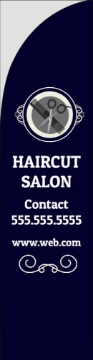 Picture of Hair Salon 01 - 13ft Straight Flag
