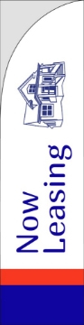 Picture of Now Leasing 8 - 13ft Straight Flag