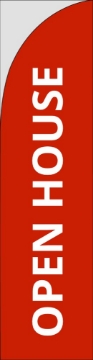 Picture of Open House 3 - 13ft Straight Flag