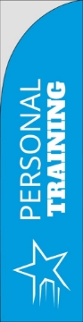 Picture of Personal Training - 13ft Straight Flag