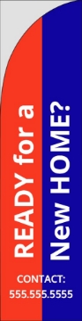 Picture of Real Estate-NewHome-04 - 13ft Straight Flag
