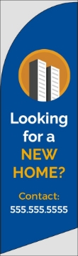 Picture of Real Estate-NewHome-06 - 13ft Straight Flag