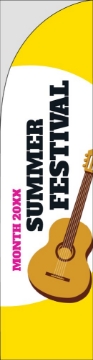 Picture of Summer Festival - 13ft Straight Flag