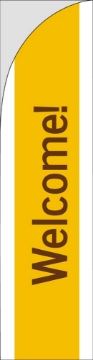 Picture of Welcome 2 - 13ft Straight Flag
