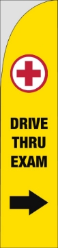 Picture of Drive Thru Clinic 6 - 15.5ft Straight Flag