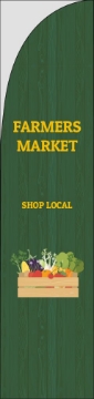 Picture of Farmers Market - 15.5ft Straight Flag
